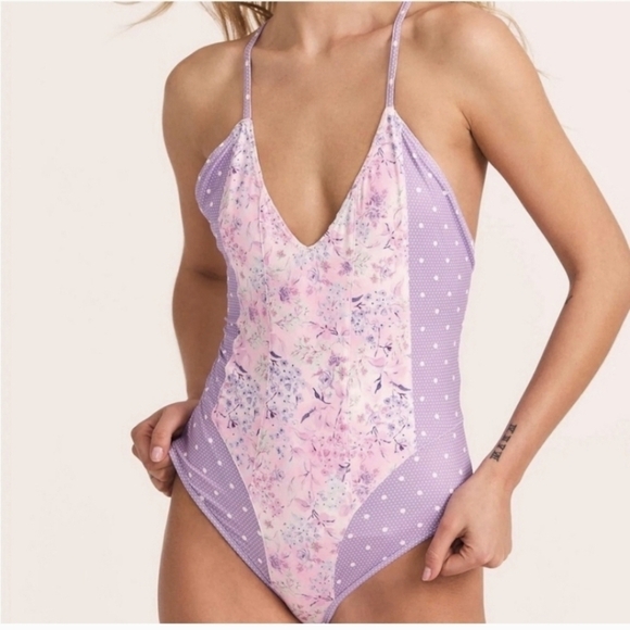 NWT LoveShackFancy Shailee One Piece Swimsuit - Picture 1 of 6